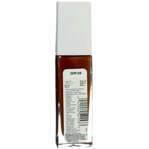 Maybelline Super Stay Liquid Foundation Longwear 360 Mocha Perspective: back