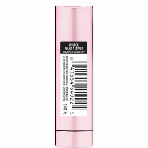 Maybelline Color Sensational Shine Compulsion Undressed Pink Lipstick Perspective: back