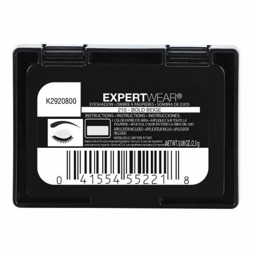 Maybelline Expert Wear Eyeshadow 210S Bold Beige Perspective: back