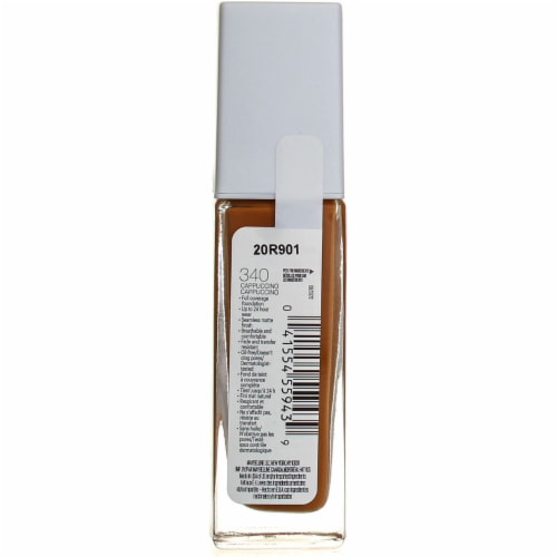 Maybelline Super Stay Liquid Foundation Longwear 340 Cappuccino Perspective: back