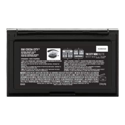 Maybelline The City Mini Eyeshadow Palette 550 Cocoa City Perspective: back