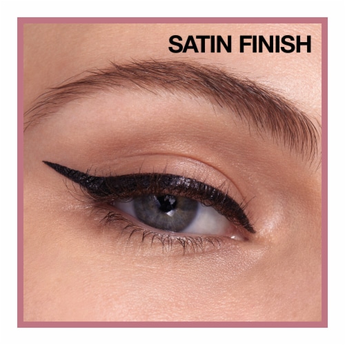 Maybelline New York Eyestudio Pitch Black Hyper Easy Liquid Eyeliner Eye Makeup Perspective: back