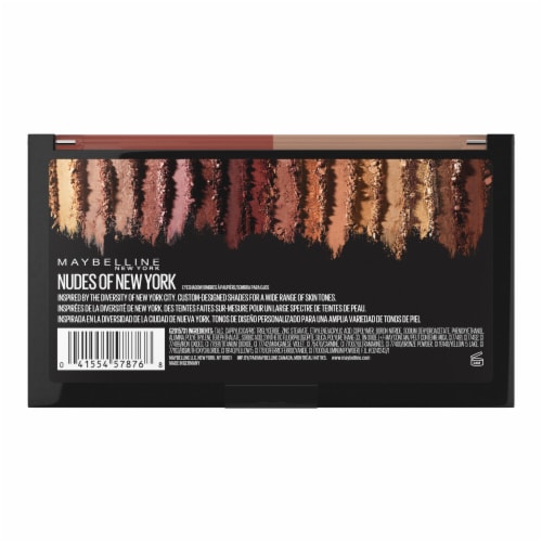 Maybelline New York Nudes of New York 16 pan Eyeshadow Palette Perspective: back