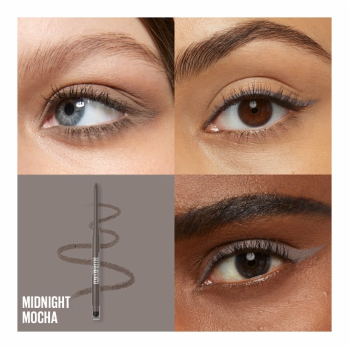 Maybelline Tattoo Studio Smokey Gel Eyeliner Pencil Waterproof 020 Midnight Mocha Perspective: back