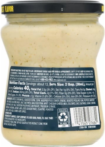 Pace® Street Style Corn Queso Dip Jar Perspective: back