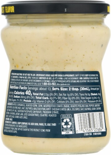 Pace® Street Style Corn Queso Dip Jar Perspective: back