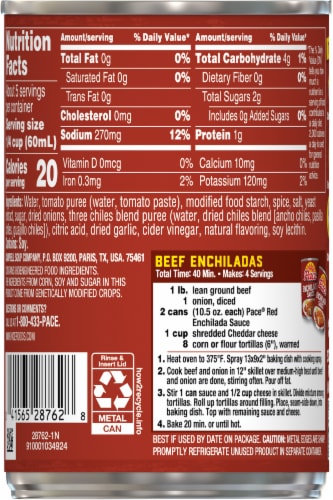 Pace® Mild Red Enchilada Sauce Perspective: back