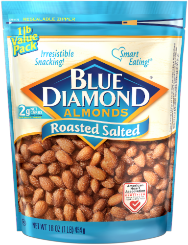 Blue Diamond® Roasted Salted Almonds Perspective: back