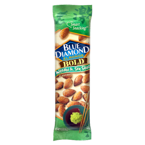 Blue Diamond® Wasabi & Soy Sauce Almonds Perspective: back