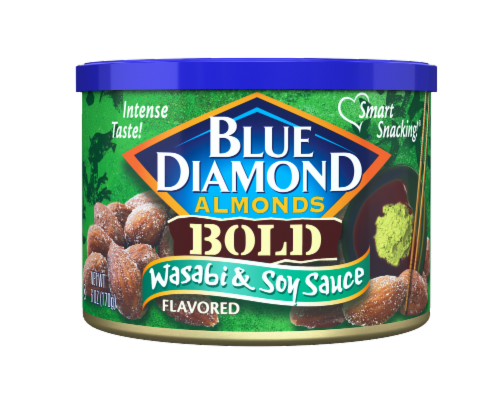 Blue Diamond Bold Wasabi & Soy Sauce Almonds Perspective: back