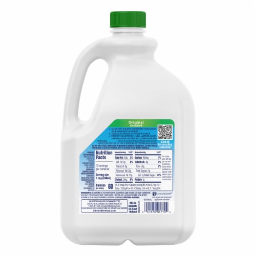 Blue Diamond® Almond Breeze® Original Almond Milk Perspective: back