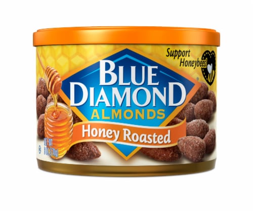 Blue Diamond® Honey Roasted Almonds Perspective: back