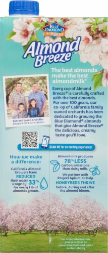 Almond Breeze® Almond Coconut Milk Blend Perspective: back