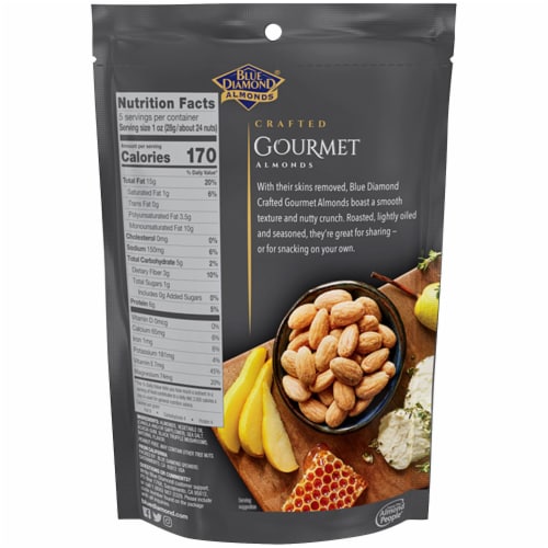 Blue Diamond® Crafted Gourmet Black Truffle Almonds Perspective: back