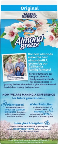 Almond Breeze® Extra Creamy Almondmilk Perspective: back
