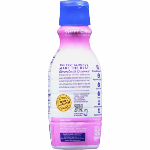 Almond Breese Sweet Cream Almond Milk Creamer Perspective: back