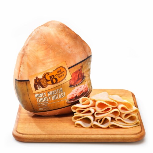 Cracker Barrel Honey Roasted Turkey Breast Fresh Sliced Deli Meat Perspective: back