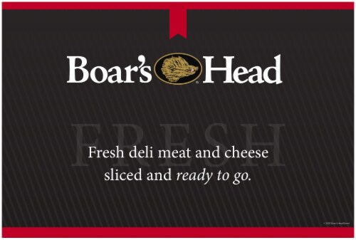 Boar's Head Blackened Oven Roasted Turkey Breast Fresh Sliced Deli Meat Perspective: back