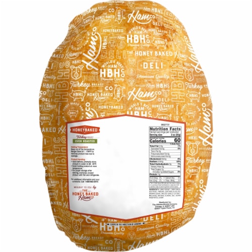 Honey Baked® Oven Roasted Turkey Breast Fresh Sliced Deli Meat Perspective: back