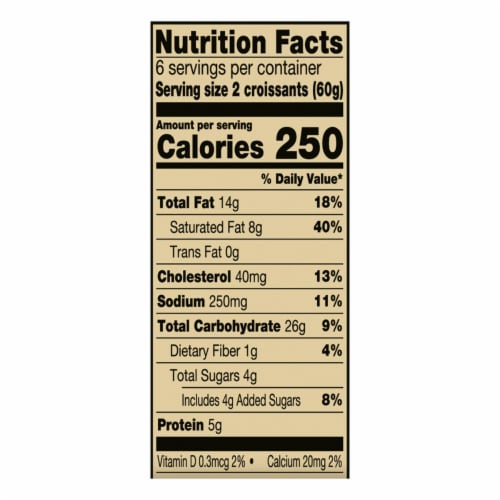 Private Selection® Mini Butter Croissants - 12 Pack Perspective: back