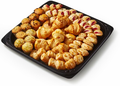 Mini Croissant Breakfast Party Tray Perspective: back