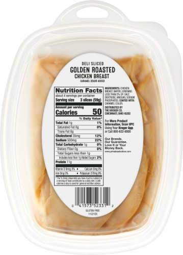 Private Selection® Golden Roasted Deli Chicken Breast Sliced Perspective: back