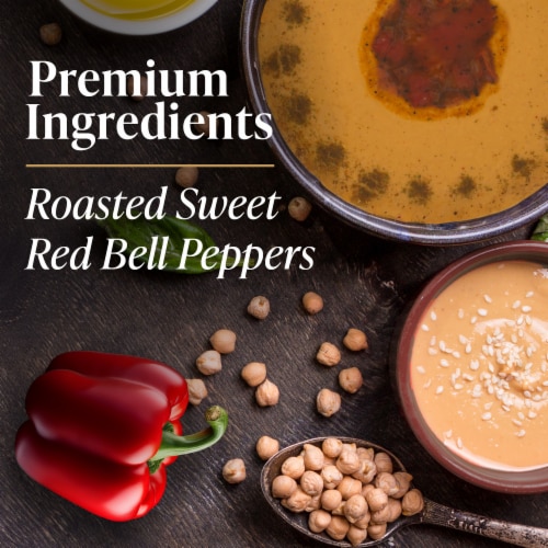 Private Selection® Roasted Red Pepper Hummus Perspective: back