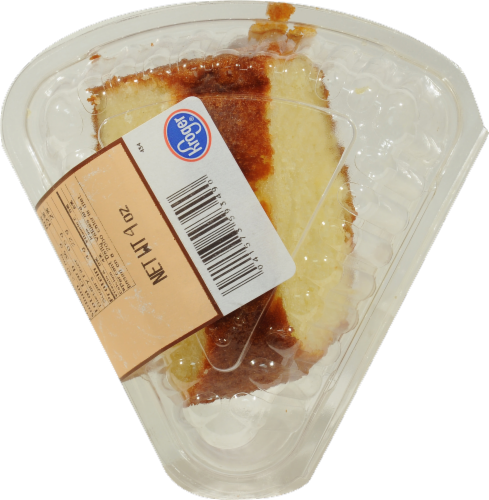 Kroger® Lemon Pudding Cake Slice Perspective: back