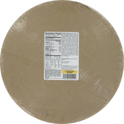 Roma Original Pepperoni Frozen Pizza Perspective: back