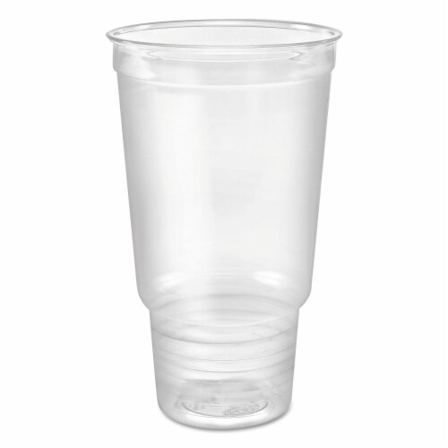 Dart Clear PET Cold Cups 32 oz Clear 25/Bag 20 Bags/Carton 32AC Perspective: back