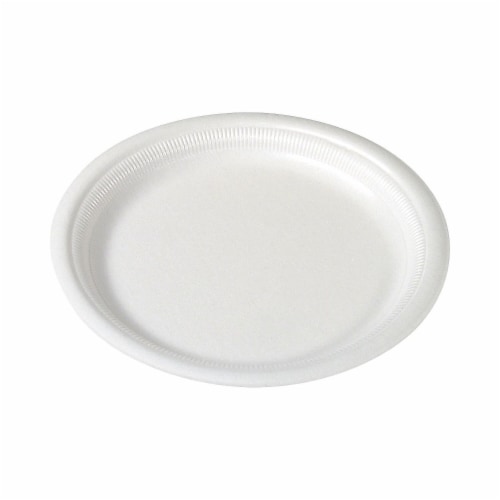 Solo Dart Concorde Foam Plates White 125/Pack (9PWCR) 901264 Perspective: back