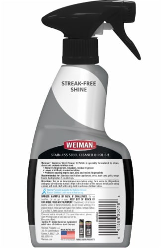 Weiman® Stainless Steel Cleaner & Polish Perspective: back