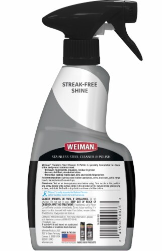 Weiman® Stainless Steel Cleaner & Polish Perspective: back
