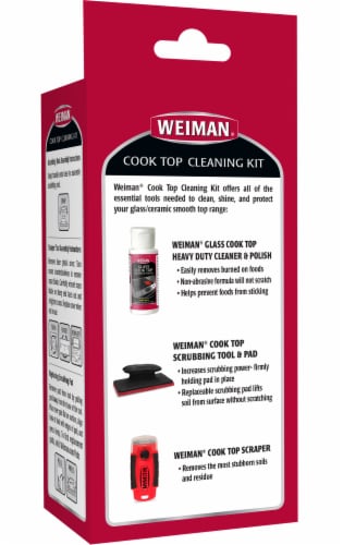 Weiman® Cook Top Cleaning Kit Perspective: back