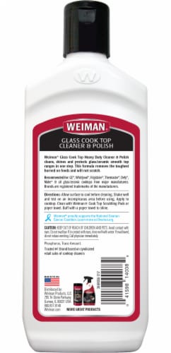 Weiman Glass Cook Top Cleaner & Polish Perspective: back