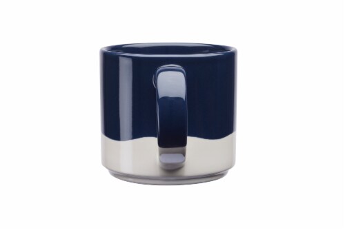 Clay Art Dip Base Mug - Navy Perspective: back