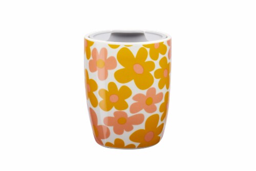 Clay Art Retro Floral Mug Perspective: back