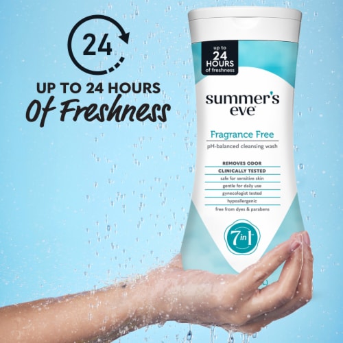 Summer's Eve Fragrance Free Cleansing Intimate Wash Perspective: back