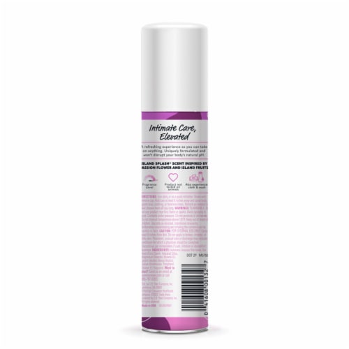 Summer's Eve Island Splash Freshening Feminine Spray Perspective: back