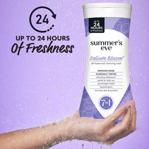 Summer's Eve Delicate Blossom Cleansing Intimate Wash Perspective: back