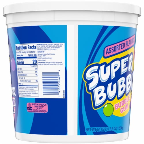 Super Bubble Apple Grape Original Bubble Gum 300 Count 300 ct