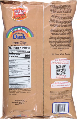 Better Made® Rainbow Potato Chips Perspective: back