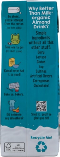 Better Than Milk® Organic Almond Drink Perspective: back