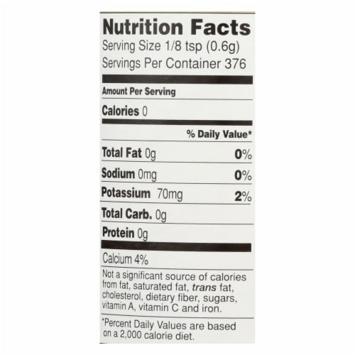 Hain Pure Foods Featherweight Baking Powder Perspective: back