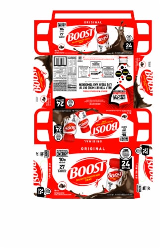 Boost Original Rich Chocolate Nutritional Drink Perspective: back
