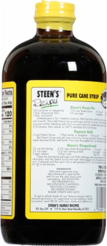 Steen's® 100% Pure Cane Syrup Perspective: back