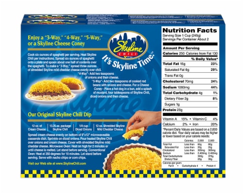 Skyline Chili Original Value Pack Perspective: back