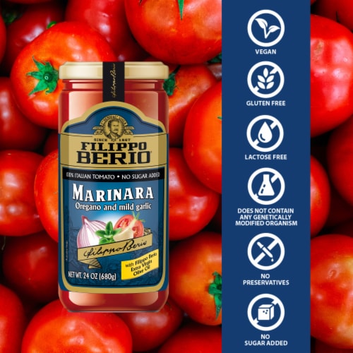 Filippo Berio Marinara Pasta Sauce Perspective: back