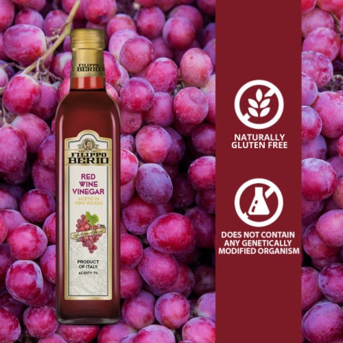 Filippo Berio Red Wine Vinegar Perspective: back