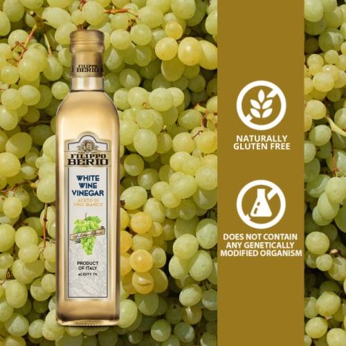 Filippo Berio® White Wine Vinegar Perspective: back